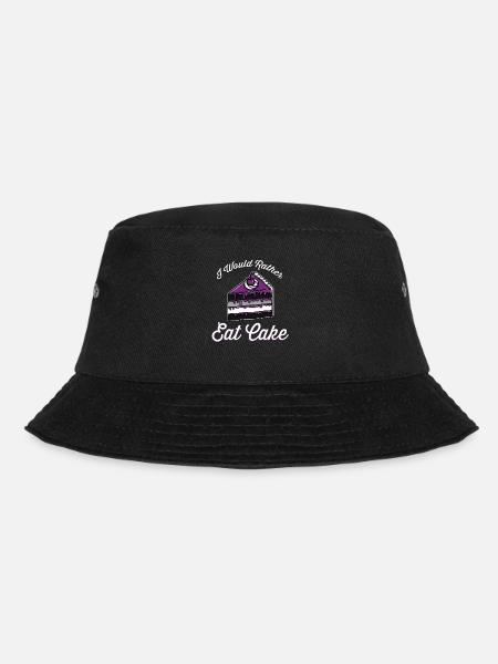 I Would Rather Eat Cake Ace Pride - Bucket Hat - Schwarz