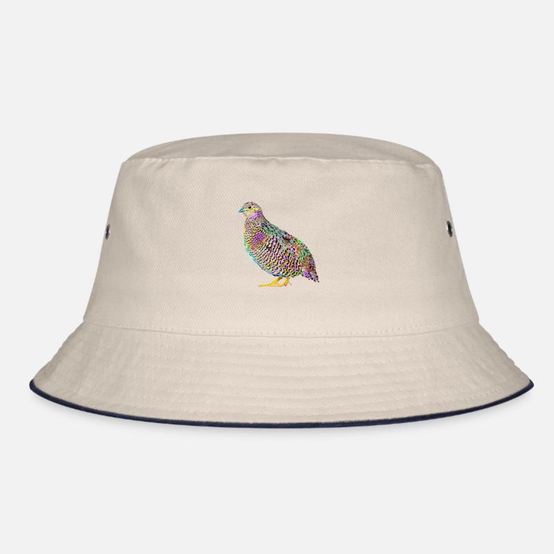 Splash Quails Bird Bucket Hat
