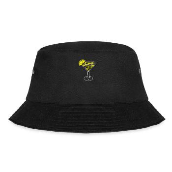 Margarita Lemon Cocktail-Design für Tequila-Fans - Bucket Hat - Schwarz - Vorne - Lela (165cm)