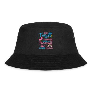 Fairies Unicorns Mermaids - Bucket Hat - black - Front - Lela (165cm)