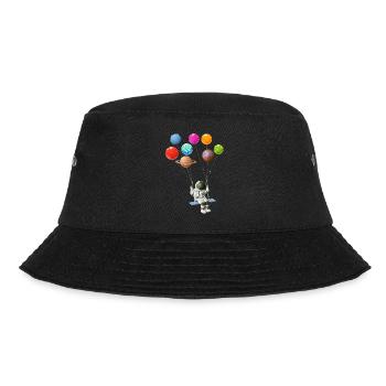 Astronaut - Bucket Hat - Schwarz - Vorne - Lela (165cm)