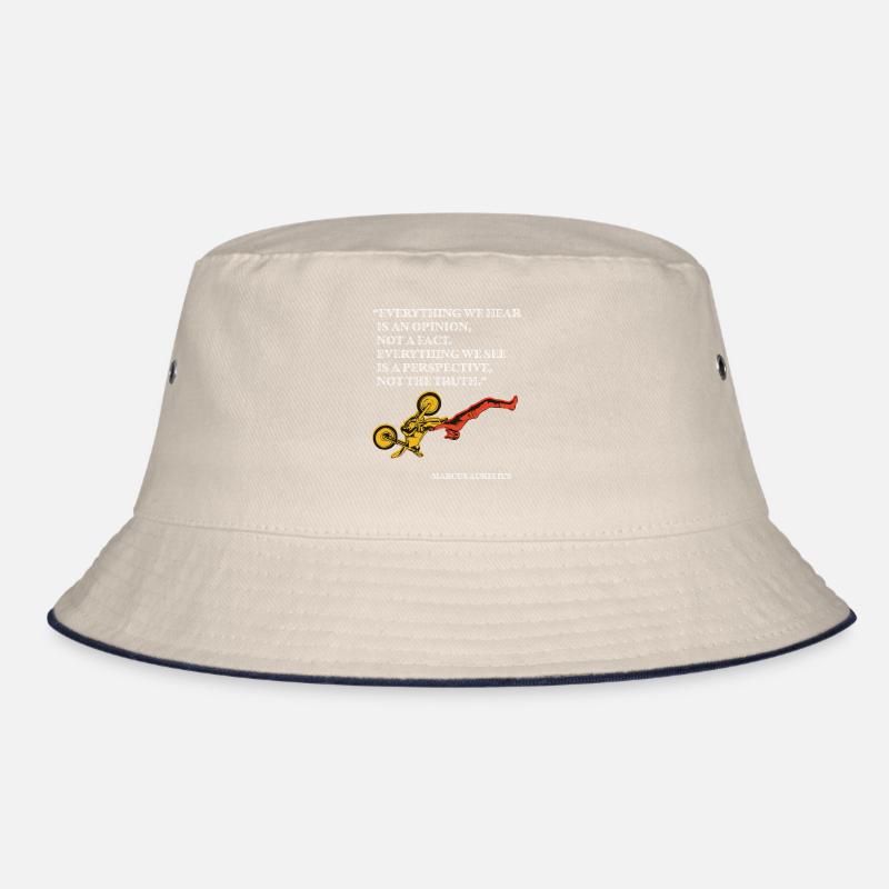 Stoic quote by Marcus Aurelius,Illusion, Point of Bucket Hat