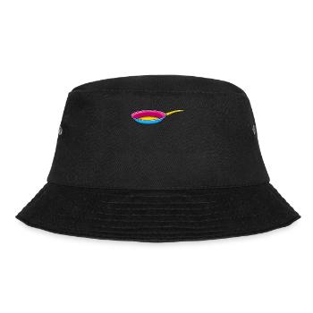 Pan Pansexual - Bucket Hat - Schwarz - Vorne - Lela (165cm)