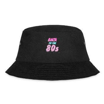 Experience retro feeling back to the 80s - Bucket Hat - black - Front - Lela (165cm)