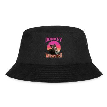 Esel, Esel Esel Liebe, Lustiger Esel - Bucket Hat - Schwarz - Vorne - Lela (165cm)