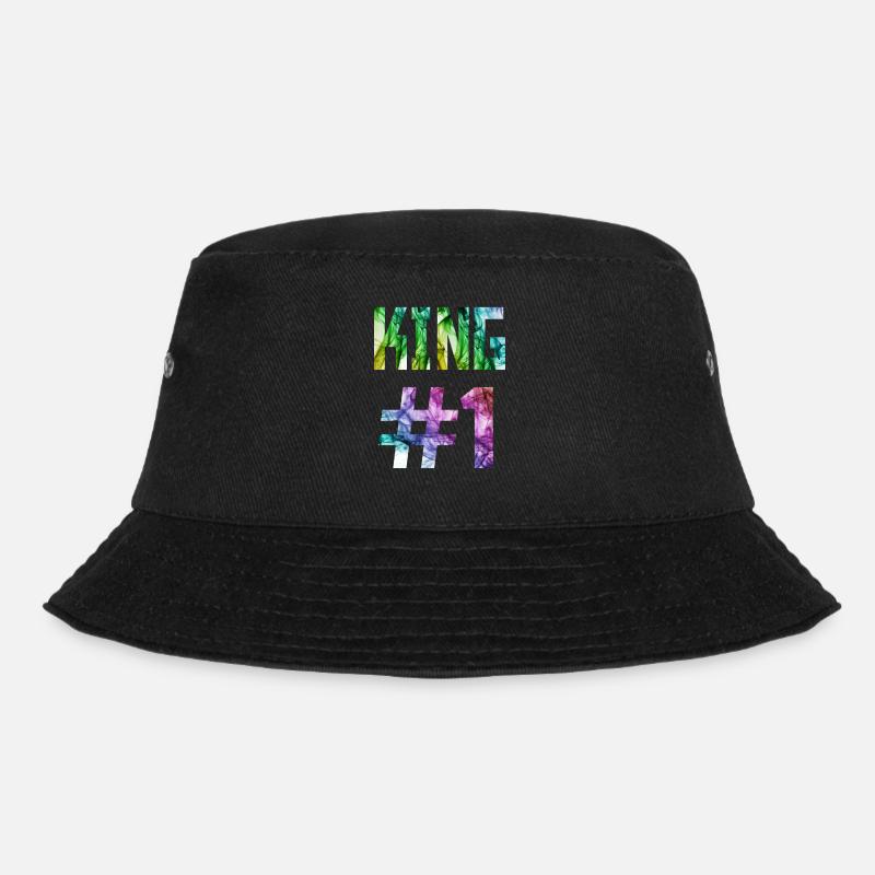 KING 01, King #1, Queen Design im Store - Bucket Hat - Schwarz