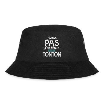 J'peux pas j'ai bêtise avec mon TONTON parrain - Bob - noir - Devant - Lela (165cm)