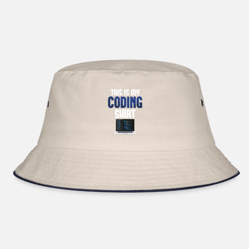 Computer Programmer Coder Nerd Coding Bucket Hat