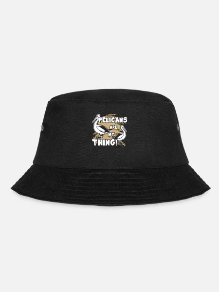 Pelikan Pelikane sind meine Sache - Bucket Hat - Schwarz