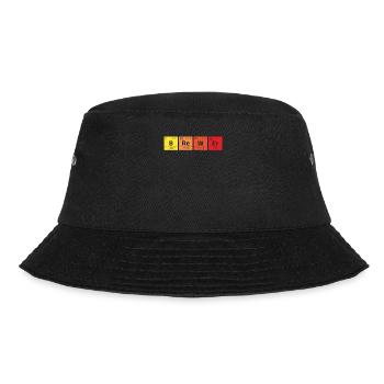 Periodic Brewer Nerd Beer Brewing Gift for - Bucket Hat - Schwarz - Vorne - Lela (165cm)