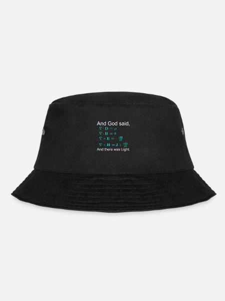 Maxwell Physiker Geschenk Mathe Studenten - Bucket Hat - Schwarz