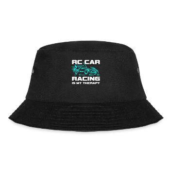 Driving a model car is my therapy RC buggy - Bucket Hat - black - Front - Lela (165cm)