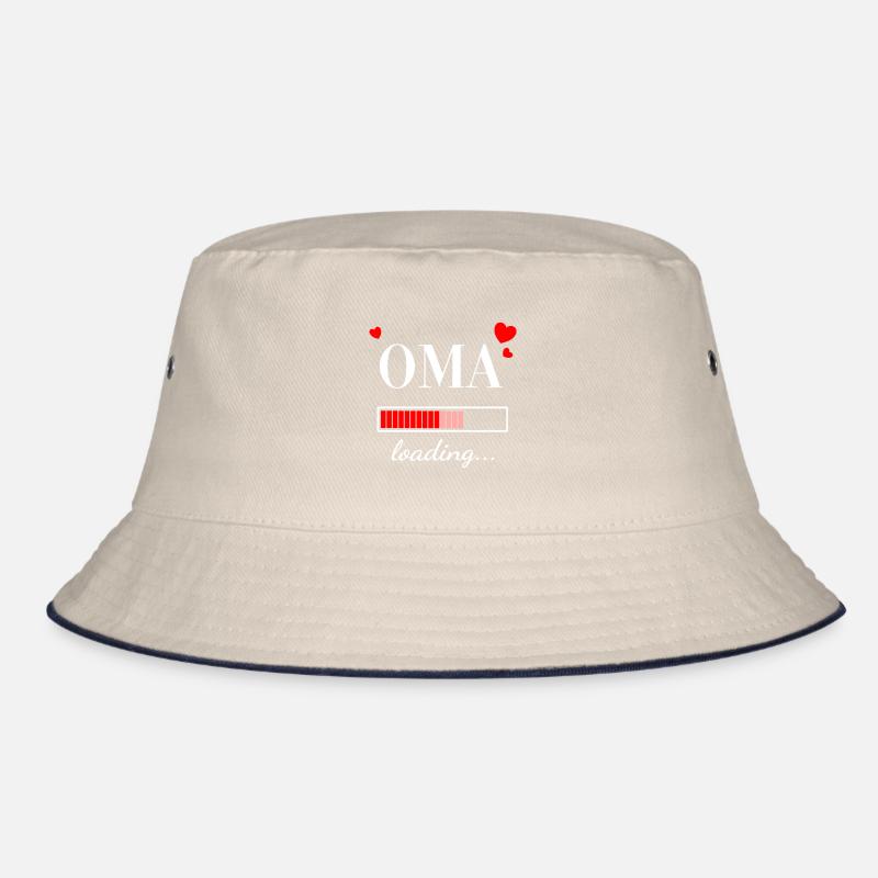 oma loading schwanger Schwangerschaft geschenk Bucket Hat