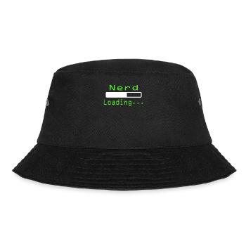 Nerdy Nerd T-Shirt - Bucket Hat - Schwarz - Vorne - Lela (165cm)