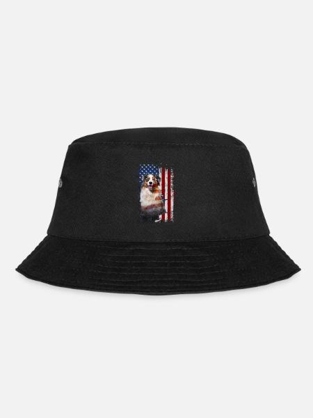 Australian Shepherd - Bucket Hat - Schwarz