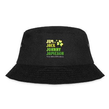 St Patricks Day, St Patricks Day Irish, Paddy, - Bucket Hat - black - Front - Lela (165cm)