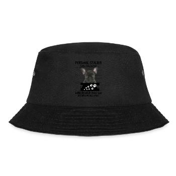 French bulldog - Bucket Hat - black - Front - Lela (165cm)