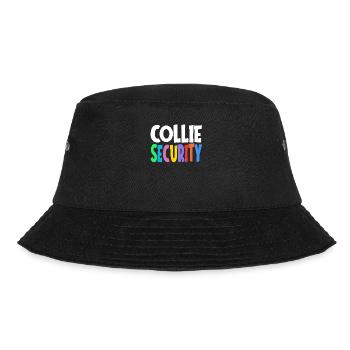 Border Collie Hund Hütehund Sicherheit Geschenk - Bucket Hat - Schwarz - Vorne - Lela (165cm)