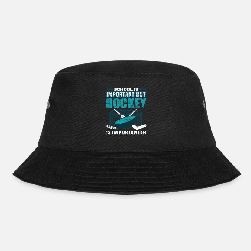 Eishockey Schule - Bucket Hat - Schwarz