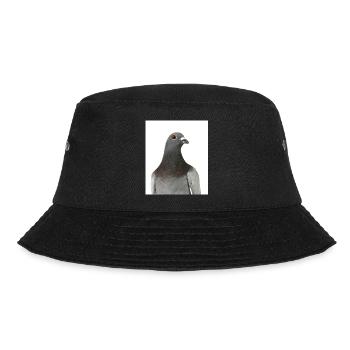 Taube. Pigeon - Bucket Hat - Schwarz - Vorne - Lela (165cm)