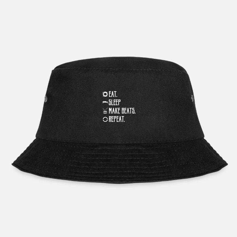 Eat. Sleep. Make Beats. Repeat. 2 - Bucket Hat - Schwarz