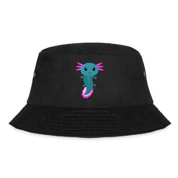 Axolotl, axolotl gamessalotl, cute axolotl, - Bucket Hat - black - Front - Lela (165cm)