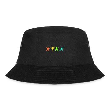 Tai Chi Bewegungen Qi Tai-Chi-Chuan Geschenk - Bucket Hat - Schwarz - Vorne - Lela (165cm)