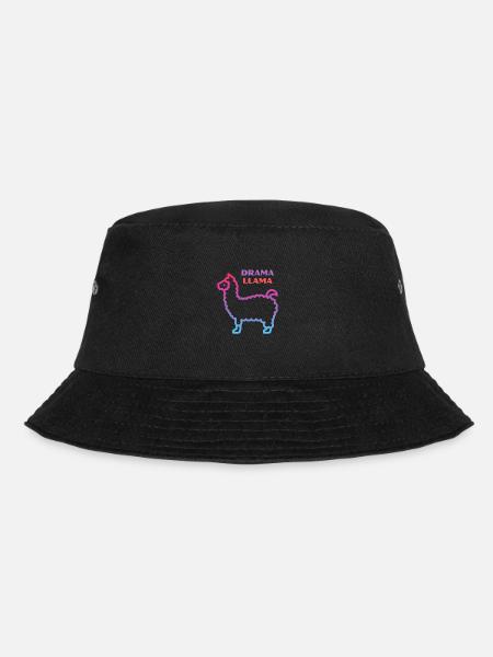 Drama llama llama - Bucket Hat - black