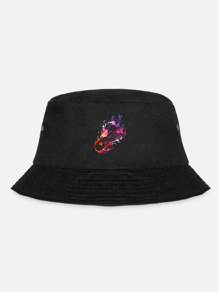 Badminton Splash Federball - Bucket Hat - Schwarz