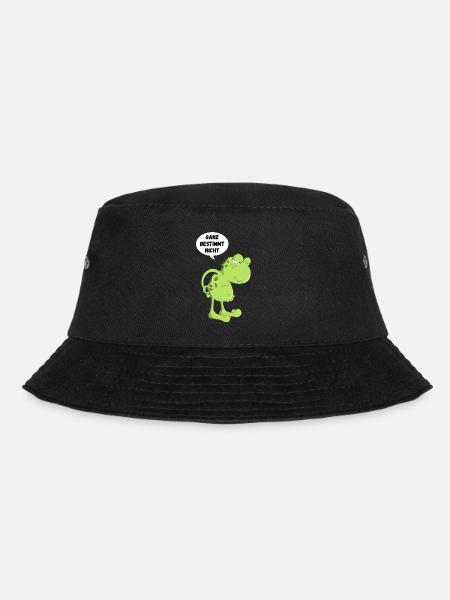 Ganz bestimmt nicht Lustiger Spruch Frosch Kröte - Bucket Hat - Schwarz