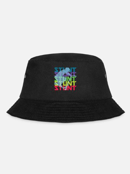Scooter Roller Skater Tricks Gift Kick Scooter - Bucket Hat - black