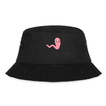 Wurm - Bucket Hat - Schwarz - Vorne - Lela (165cm)