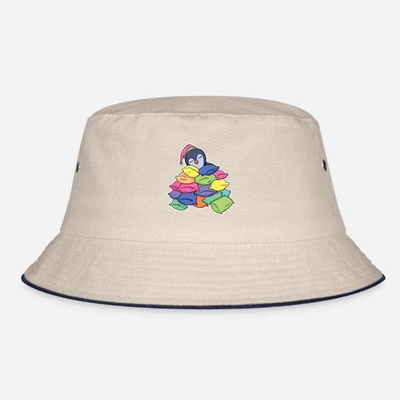 Schlafender Pinguin Bucket Hat