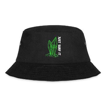 Surfbrett Surfing - Bucket Hat - Schwarz - Vorne - Lela (165cm)