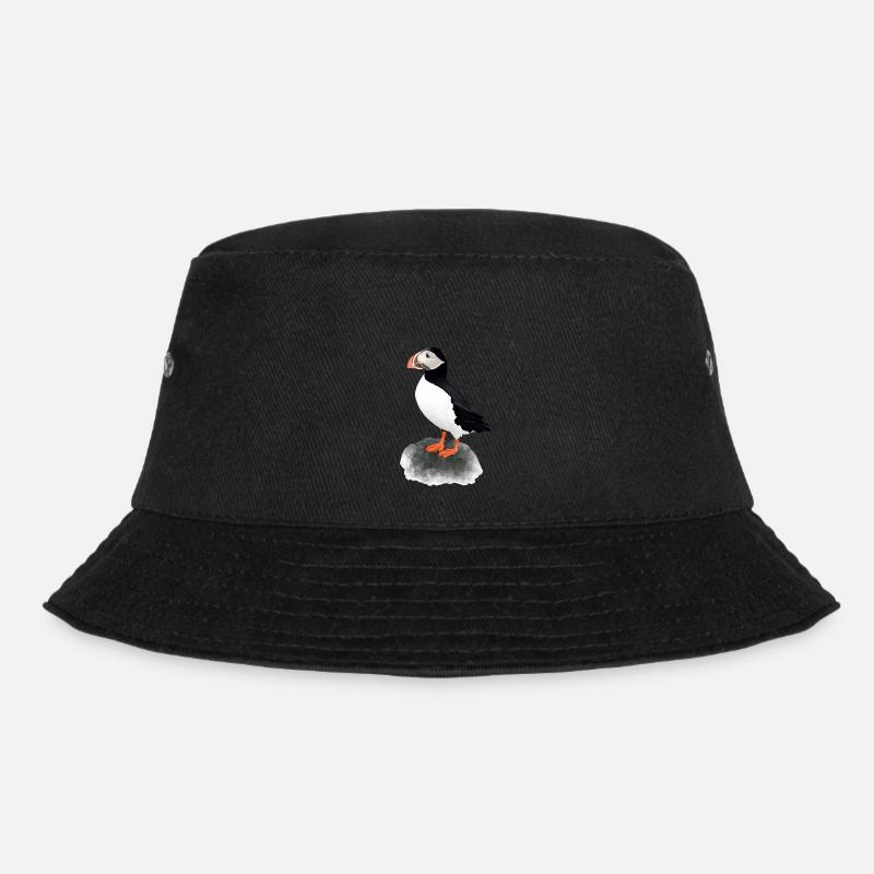 Papageientaucher - Bucket Hat - Schwarz