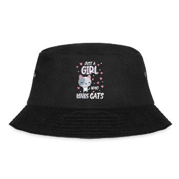 Juste une fille qui aime les chats Funny Birthday Girls - Bob - noir - Devant - Lela (165cm)