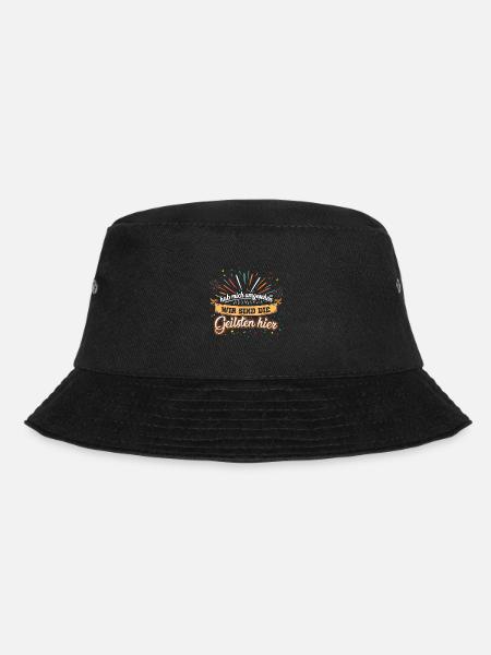 Festival lustiger Spruch - Bucket Hat - Schwarz