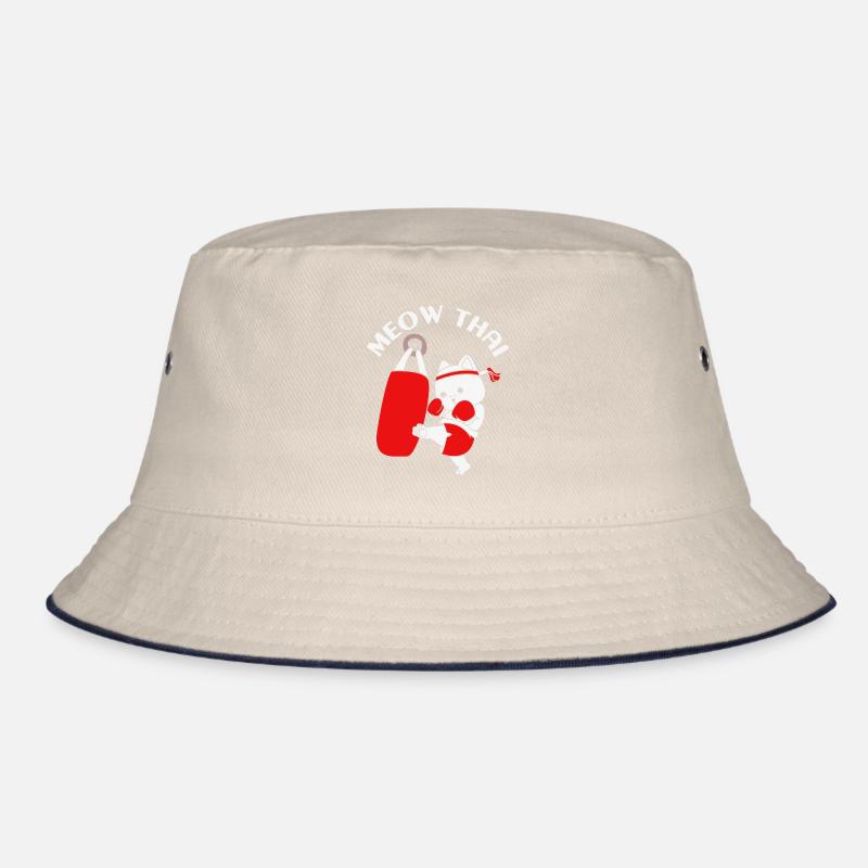 Thai Boxing Katze Bucket Hat