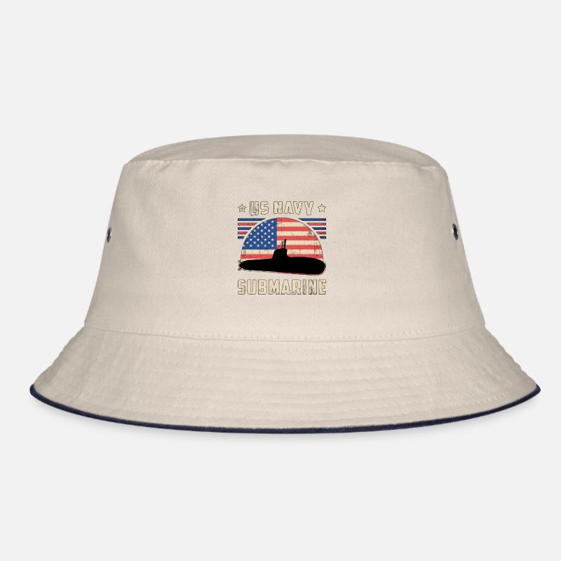 U Boot Boot US U-Boot Navy Marine Wasser Geschenk Bucket Hat