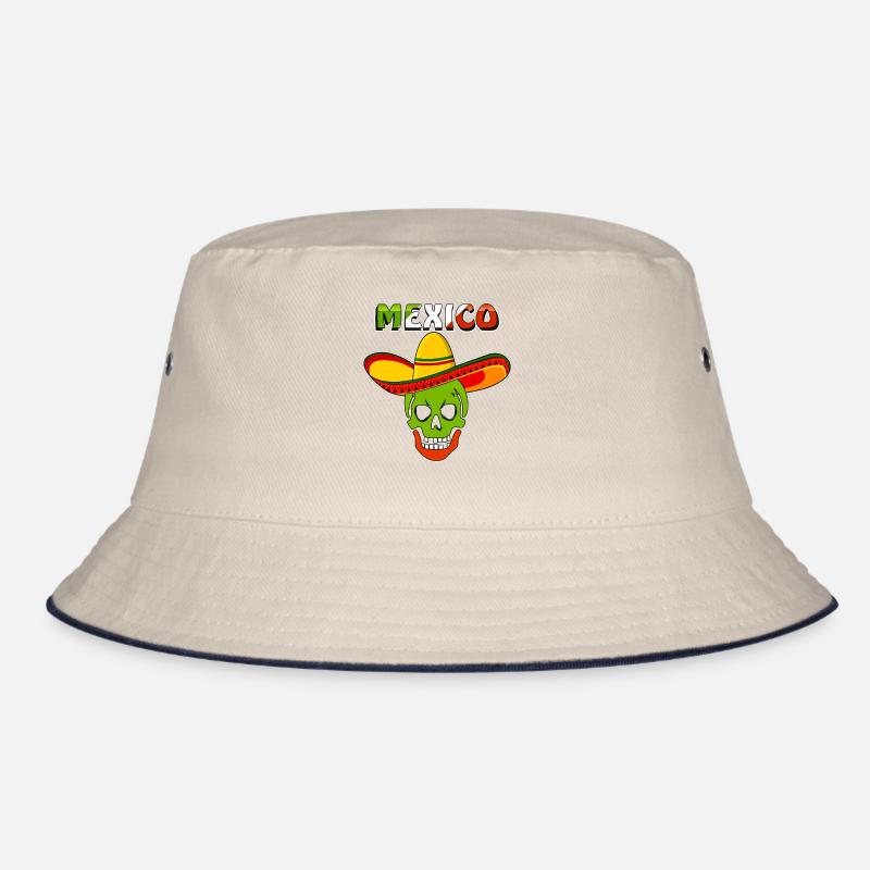 MEXICO SKULL Bucket Hat
