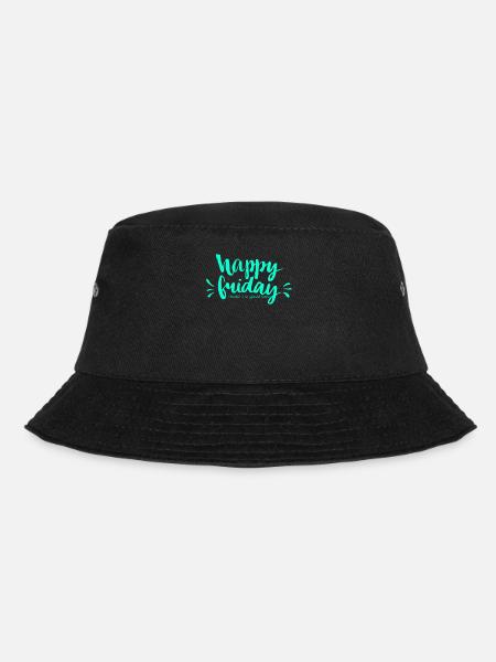 Happy Friday Happy Merry Friday - Bucket Hat - black