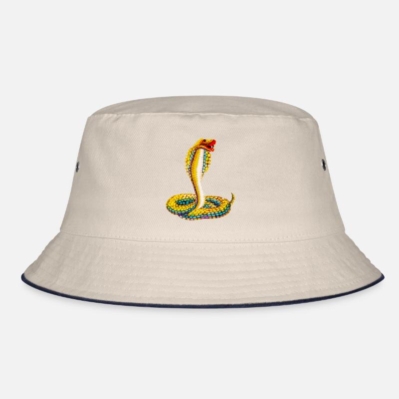 Pixel Schlange Bucket Hat