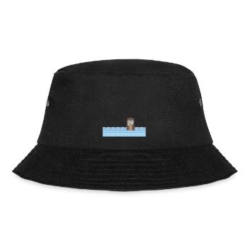 Otter Love Each Otter niedlich Tier Geschenkidee - Bucket Hat - Schwarz - Vorne - Lela (165cm)