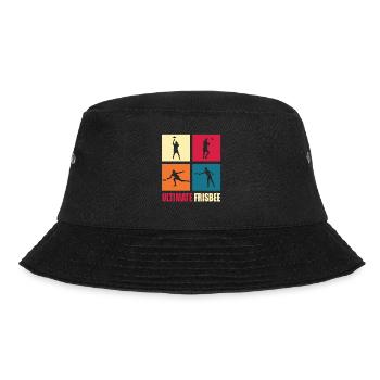 Ultimate Frisbee - Bucket Hat - Schwarz - Vorne - Lela (165cm)