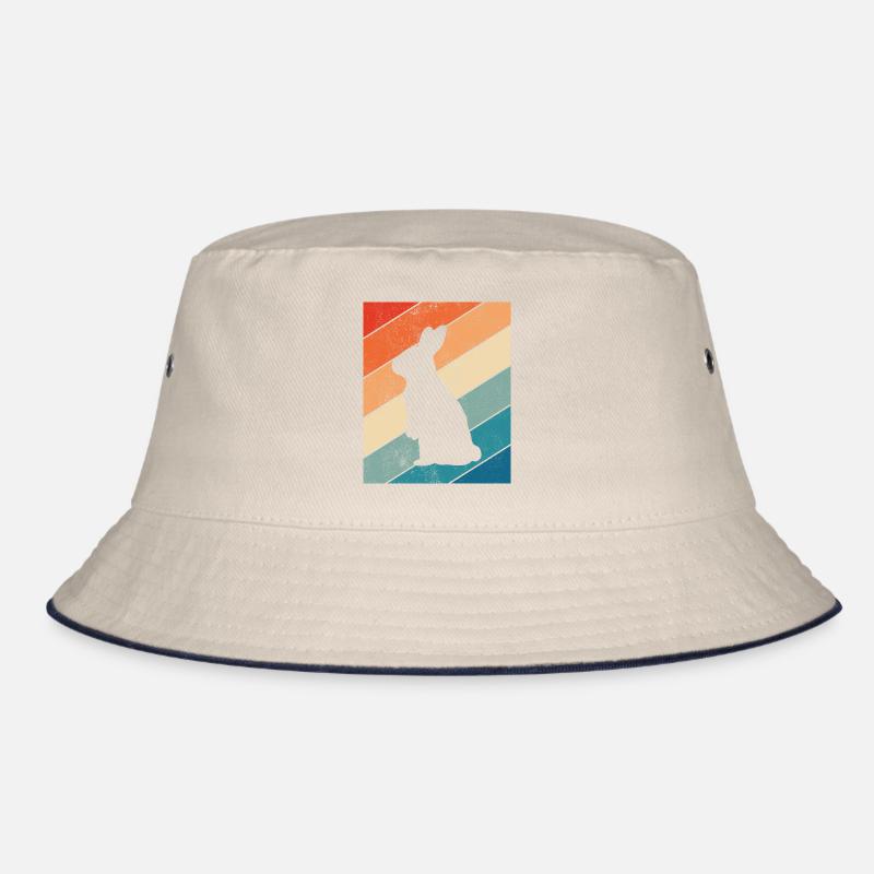 Rabbit Easter Retro Gift Bucket Hat