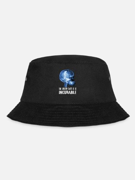 Golf The doctor says it's incurable - Bucket Hat - black