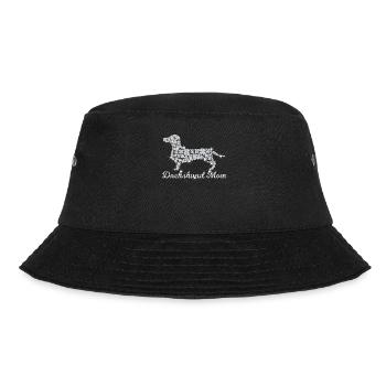 Bling Dachshund Mom - Bucket Hat - Schwarz - Vorne - Lela (165cm)