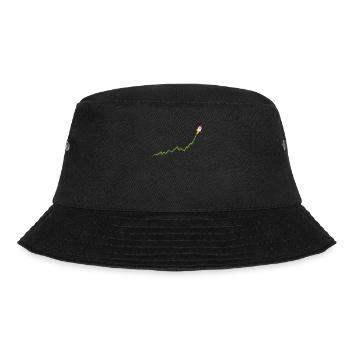 Internet gegen Wallstreet Kurs Rakete To The Moon - Bucket Hat - Schwarz - Vorne - Lela (165cm)