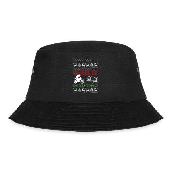 Wheelie Christmas Motocross Ugly Xmas Motorcycle - Bucket Hat - black - Front - Lela (165cm)