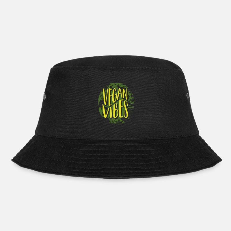 Vegan vegans - Bucket Hat - black